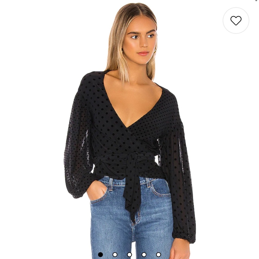 FINAL SALE REVOLVE x Tularosa Celine wrap top